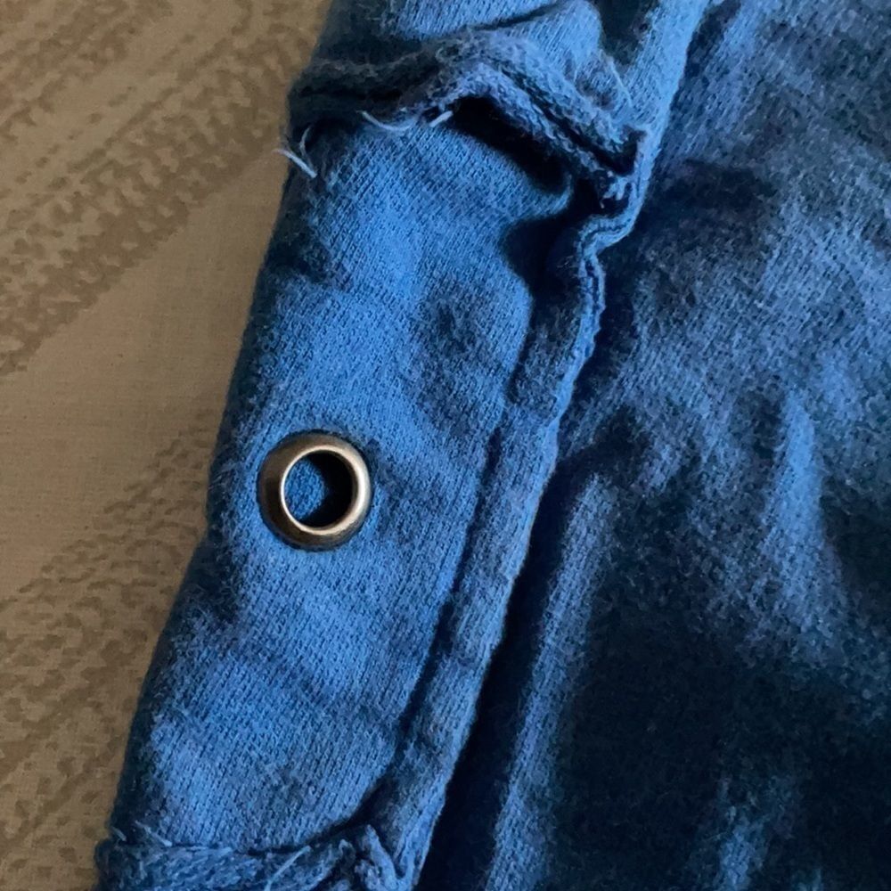 Mish Boys Blue Cargo Sweat Drawstring Shorts - Picture 6 of 6